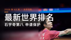 世界羽联最新排名：凡贤组合消失，石宇奇掉到第八